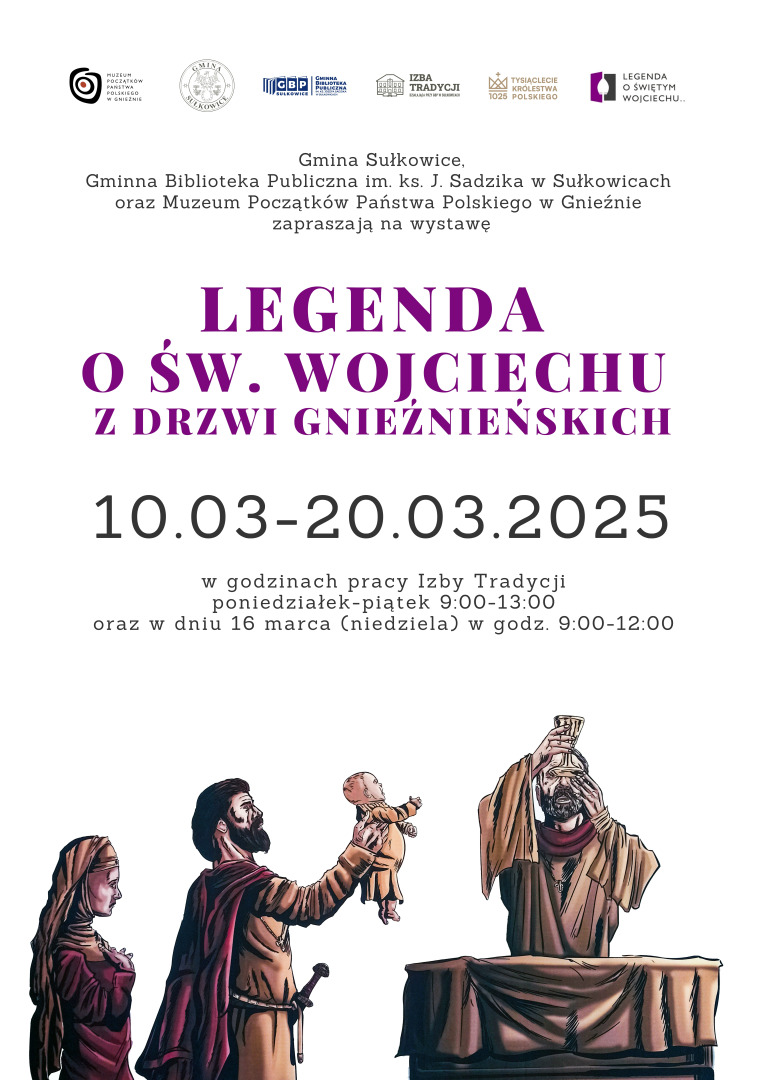 plakat - Legenda o św. Wojciechu