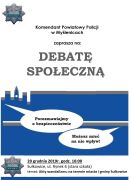 plakat debaty społecznej