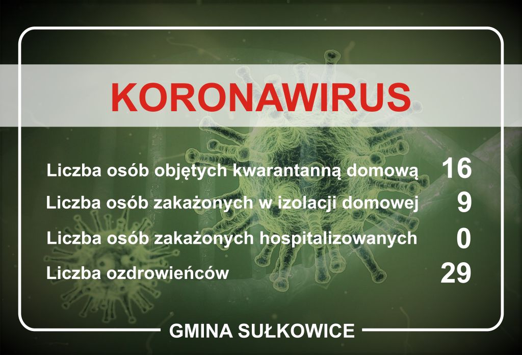 koronawirus dane dla gminy sułkowice na dzień 31.08
