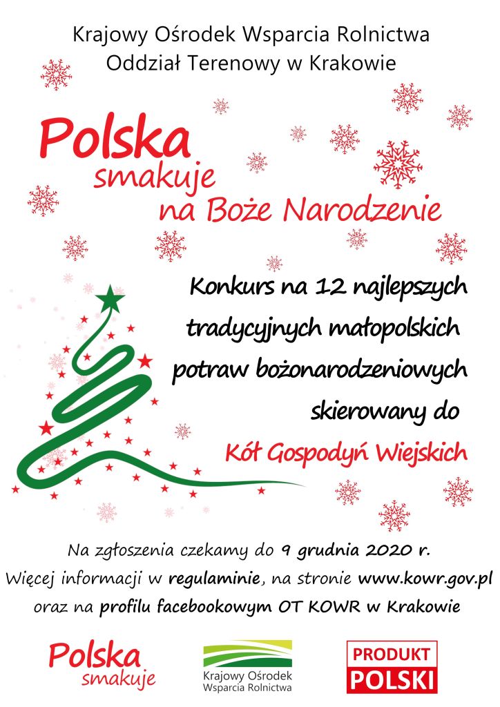 polska smakuje na boże narodzenie plakat konkursowy