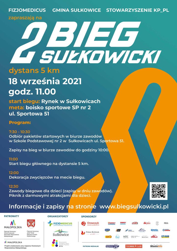 2 bieg sułkowicki plakat