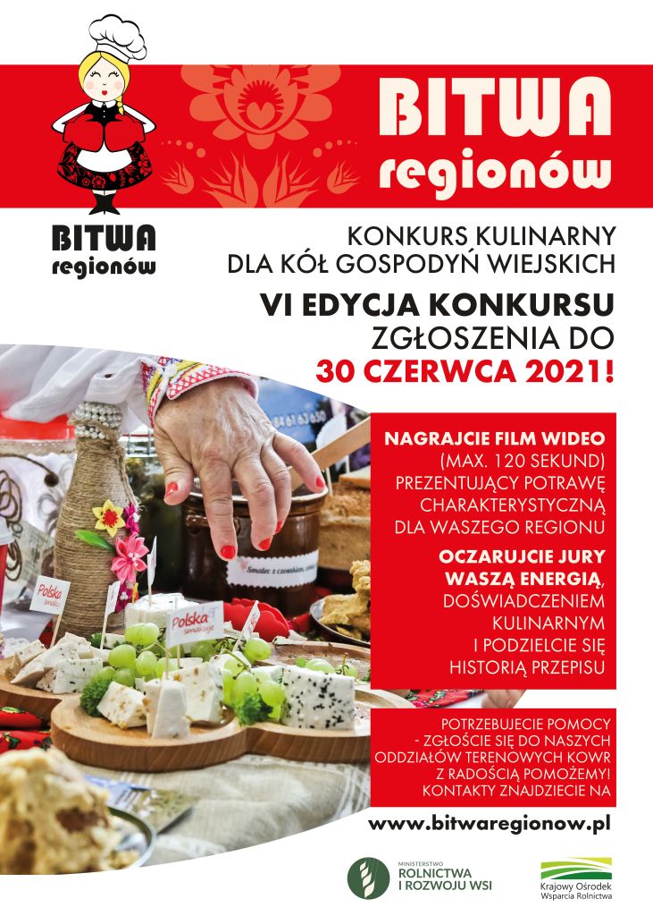 bitwa regionów konkurs dla kół gospodyń wiejskich plakat