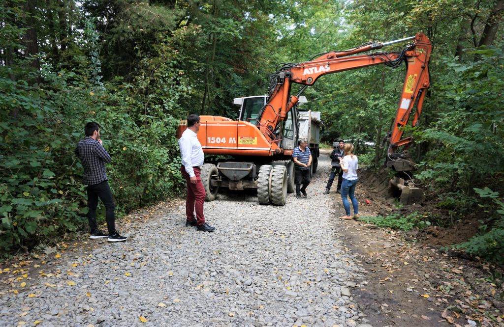 modernizacja drogi na Kozówkę w Sułkowicach