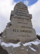 pomnik na przełęczy sanguszki miniatura