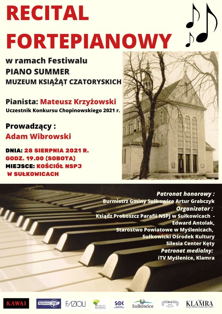 recital fortepianowy plakat