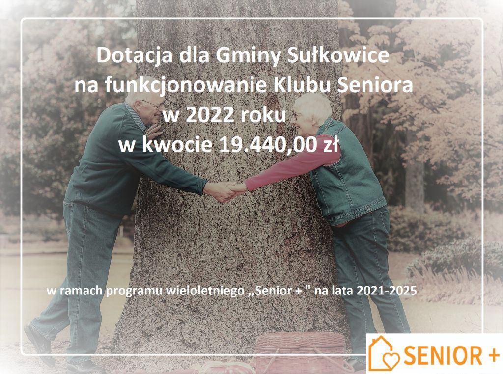 dotacja na funkcjonowanie Klubu Seniora grafika