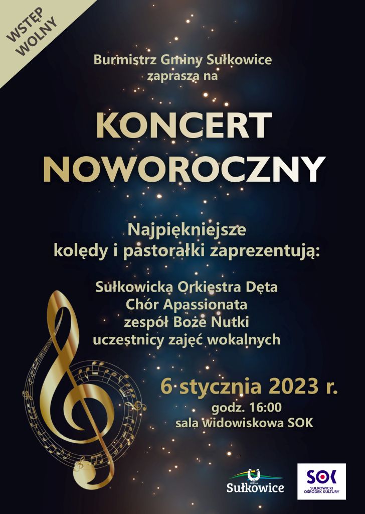 koncert noworoczny plakat