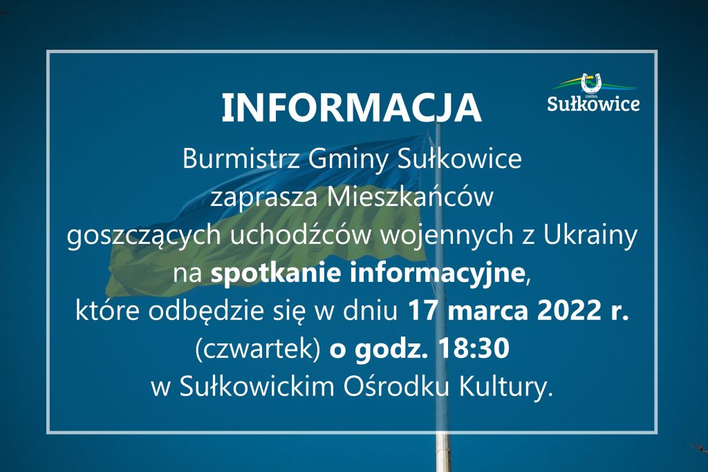spotkanie z mieszkańcami goszczącymi uchodźców grafika