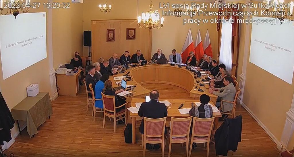 sesja rady miejskiej w Sułkowicach